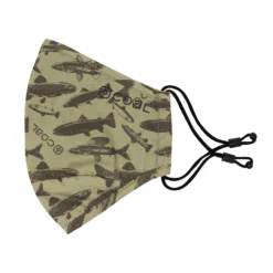 Coal The Ergo Face Mask With Filter Pocket -Fishing Gear Shop COAL ERGO MASK KHAKI FISH
