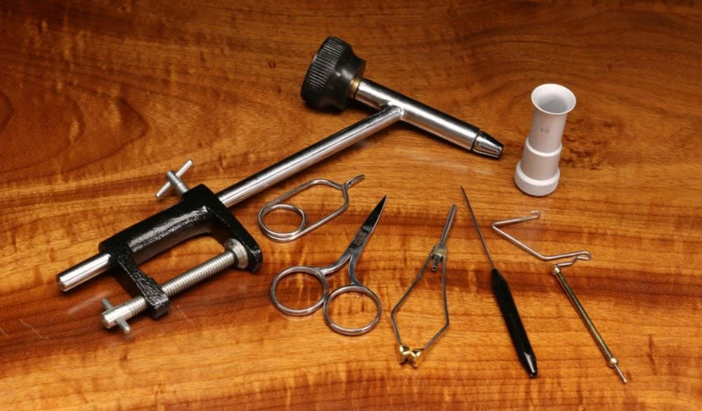 Hareline Fly Tying Material Kit With Economy Tools And Vise 2 Hareline Fly Tying Material Kit With Economy Tools And Vise - Image 2