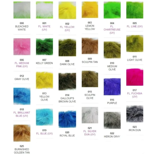 1oz Master Pack: Fish Hunter Premium Strung Marabou - Image 2