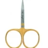 DR SLICK Dr. Slick - Iris Scissors 4" Gold Loops - Curved