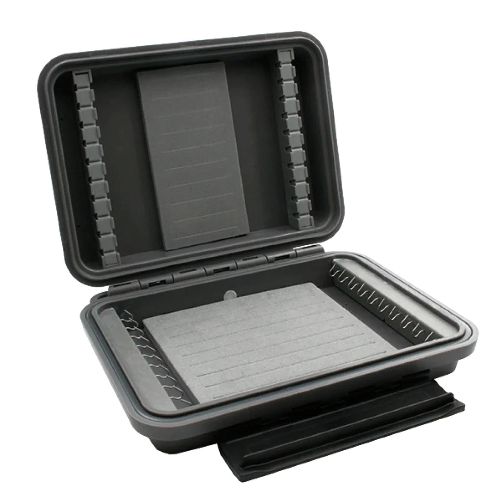 MFC Plan D Pocket MAX Fly Box - Steel Gray - 50/50 1 MFC Plan D Pocket MAX Fly Box - Steel Gray - 50/50