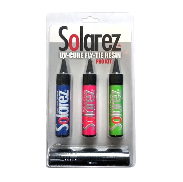 Hareline Solarez UV Resin - Pro Roadie Kit 1 Hareline Solarez UV Resin - Pro Roadie Kit