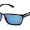 Smith Suncloud Cutout - Matte Black - Polerized Blue Mirror