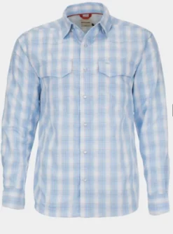 Simms - Big Sky Long Sleeve Shirt -Fishing Gear Shop Sky Flame Plaid