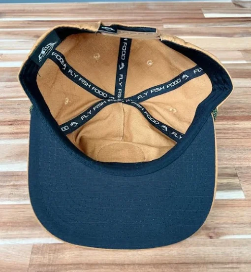 VIRTUE Fly Fish Food Rooster Patch Hat - Light Brown - Image 3